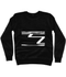 Signature Straight Crew Neck Sweatshirt Black